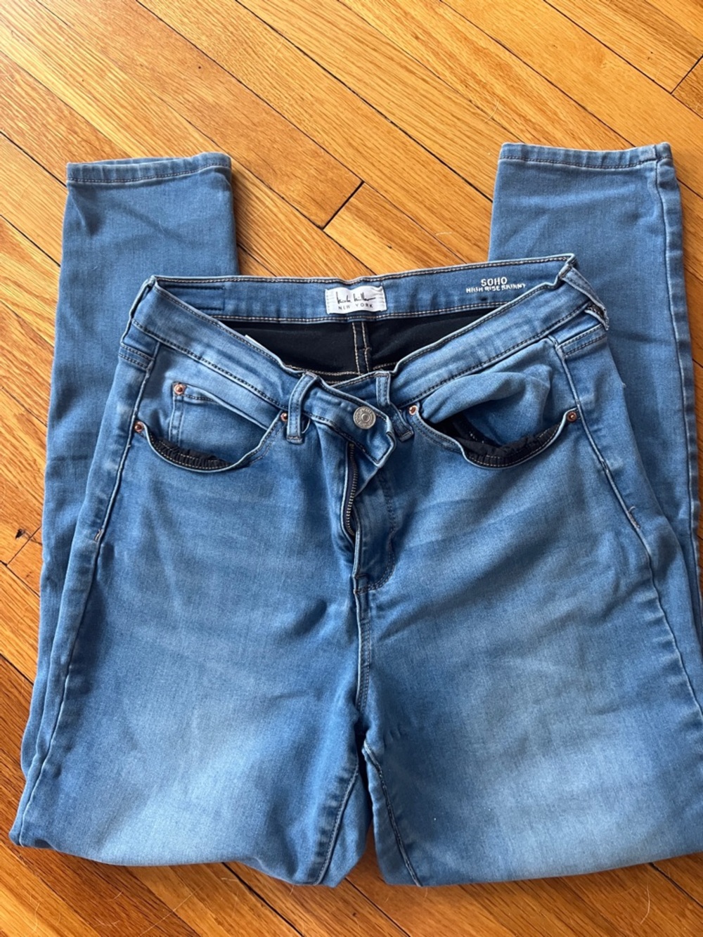 Nicole Miller High Rise Soho Skinny Jeans